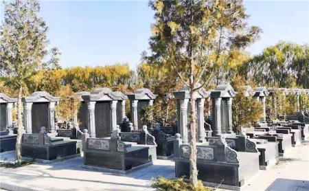 陵园墓区展示